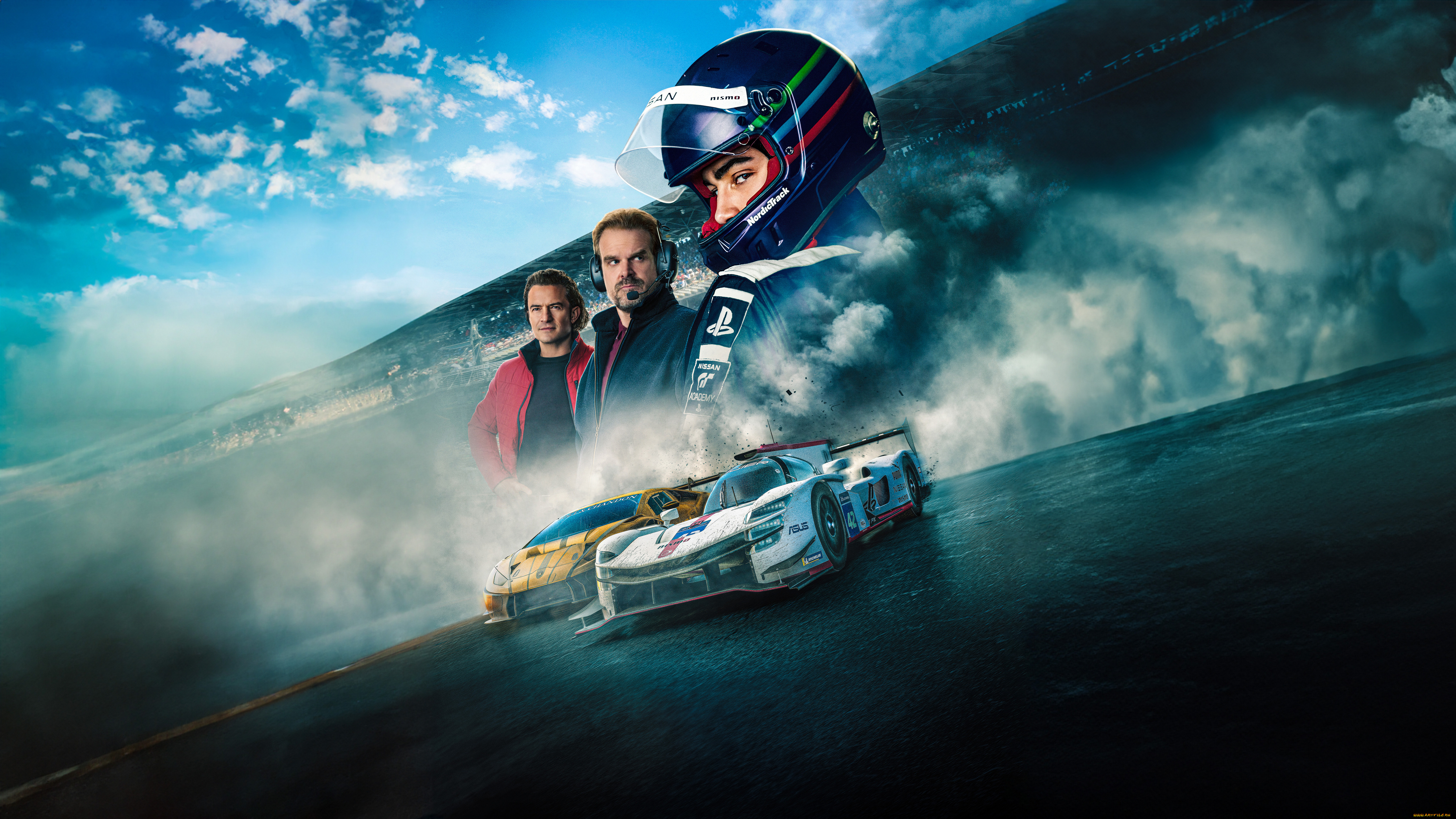 gran, turismo, , , 2023, , кино, фильмы, gran, turismo, гран, туризмо, боевик, драма, спорт, постер, archie, madekwe, orlando, bloom, david, harbour