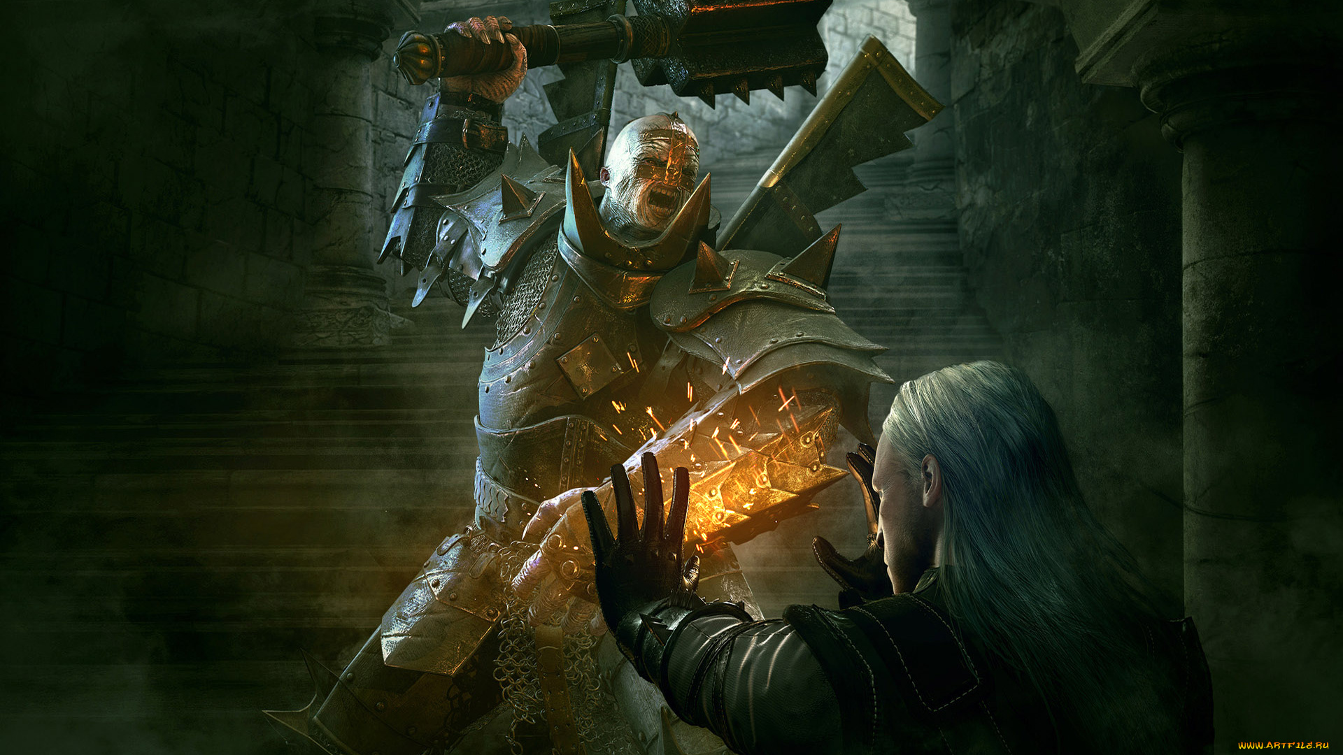 видео, игры, the, witcher