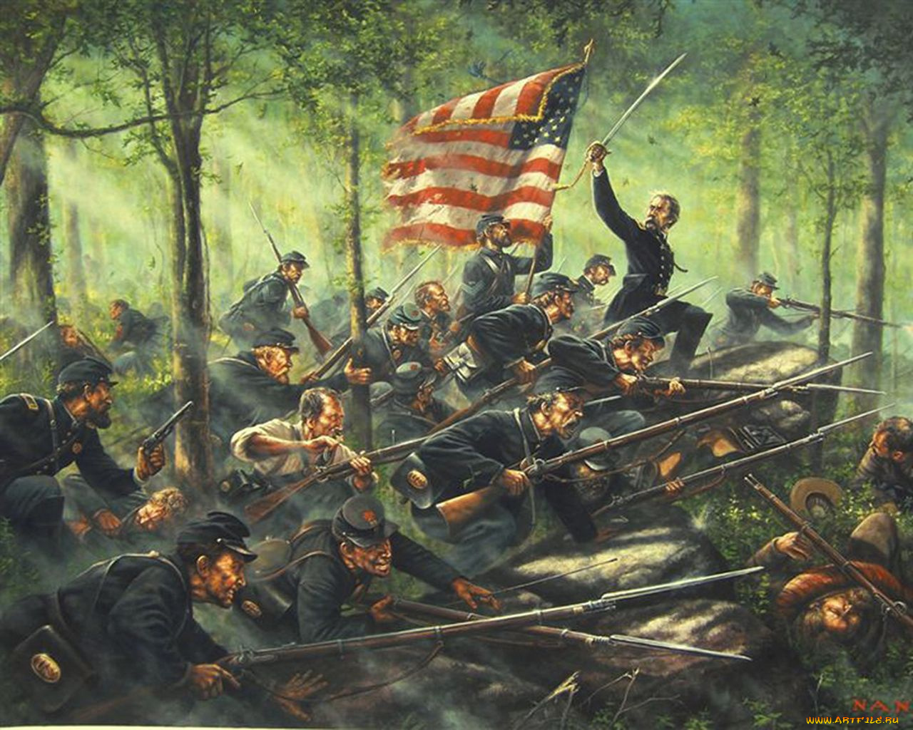 рисованные, живопись