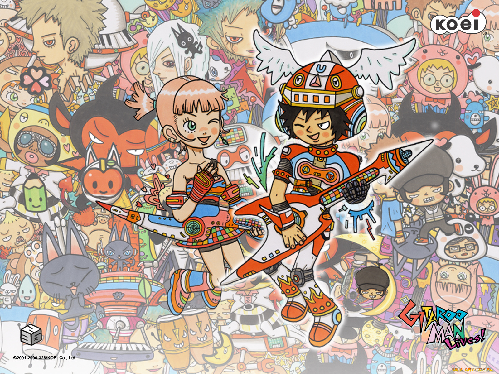 gitaroo, man, lives, видео, игры