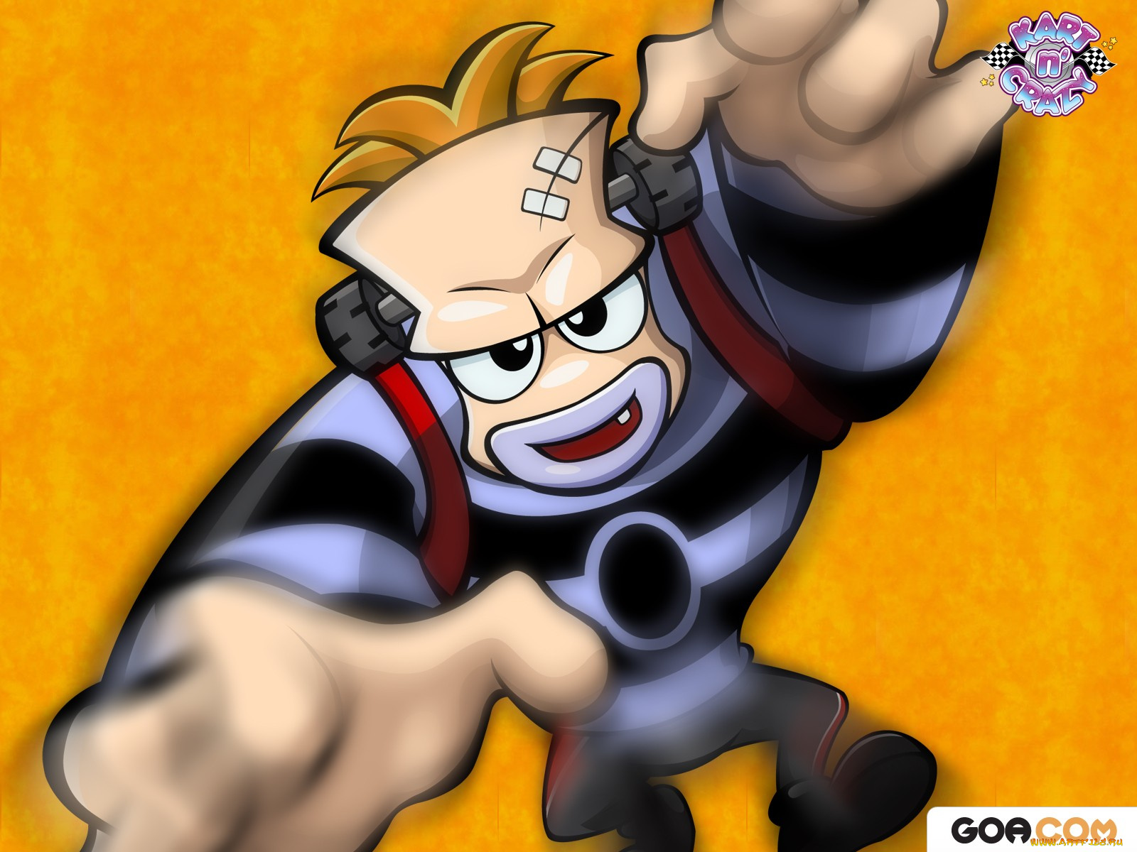 kart, n`, crazy, видео, игры