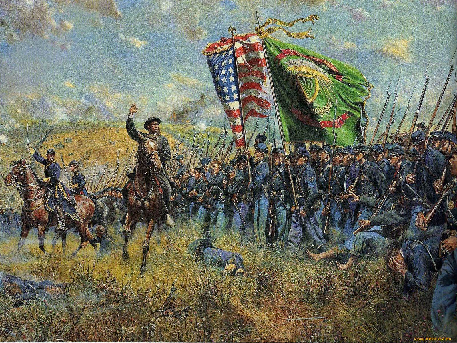 рисованные, живопись