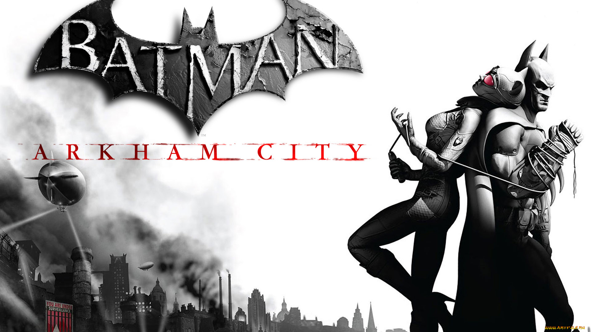 batman, arkham, city, видео, игры