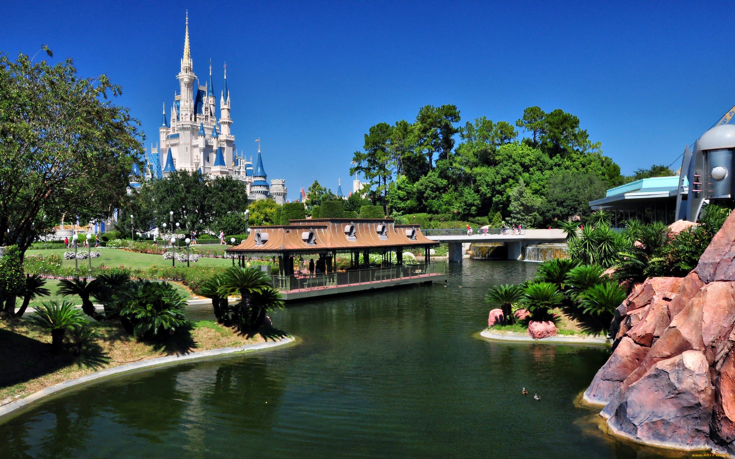 города, диснейленд