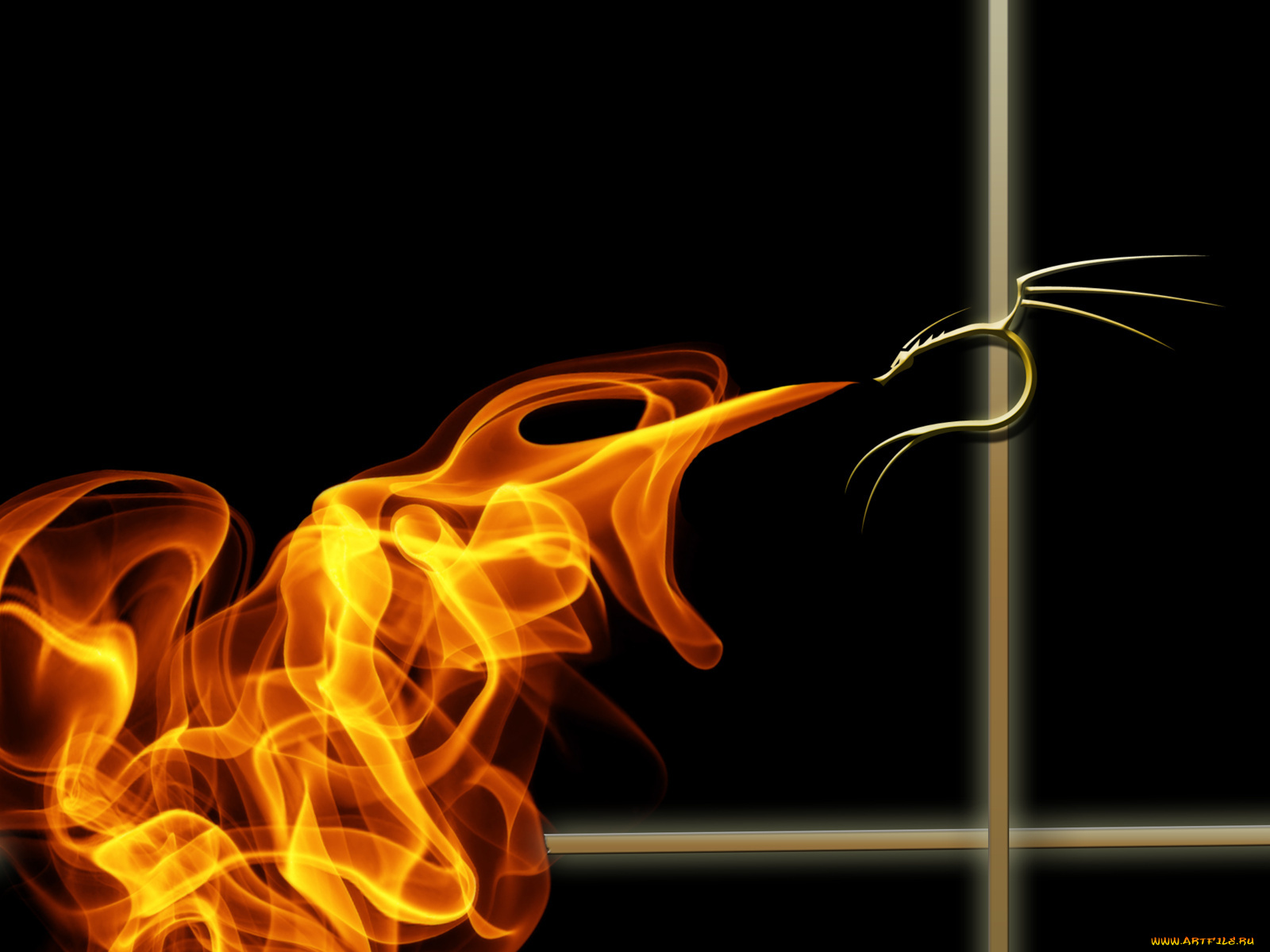 3д, графика, abstract, абстракции, дракон