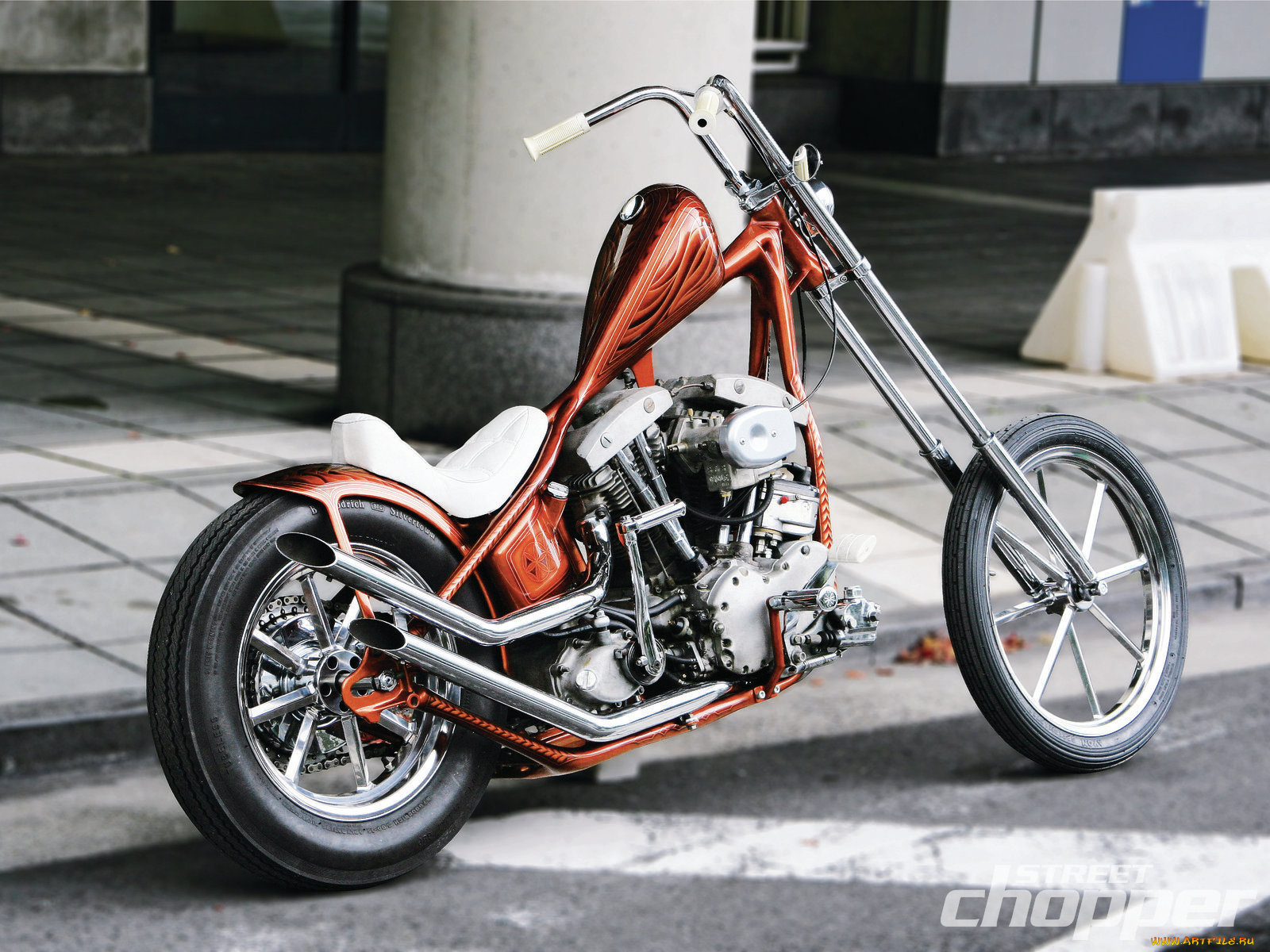 мотоциклы, customs, chopper