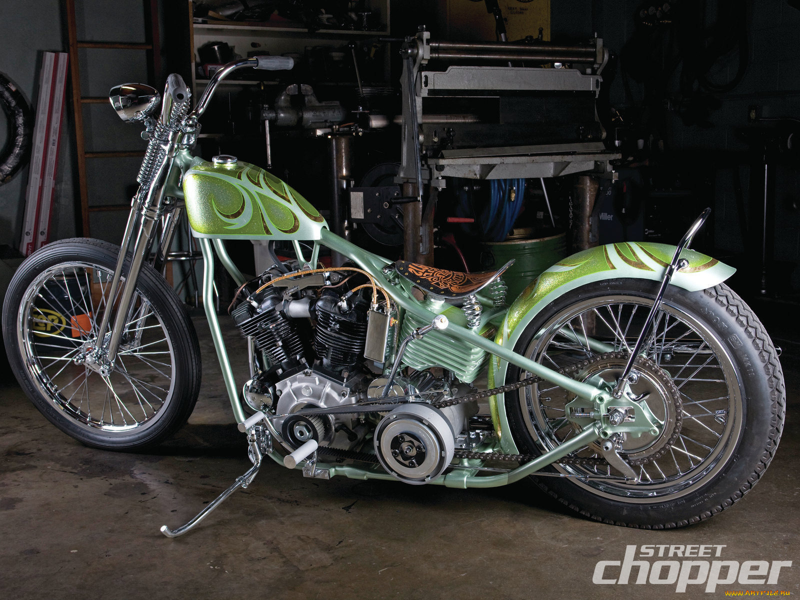 мотоциклы, customs, chopper
