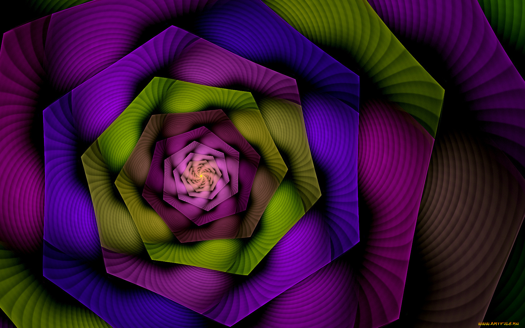 3д, графика, fractal, фракталы, узор, фон