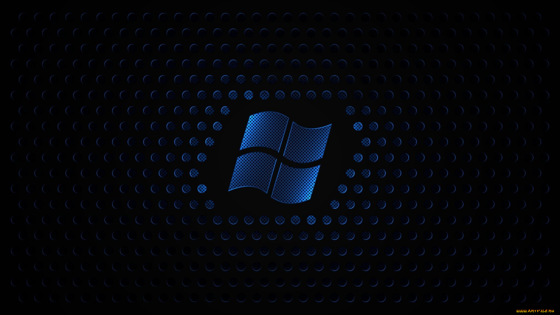 компьютеры, windows, xp, тёмный, синий