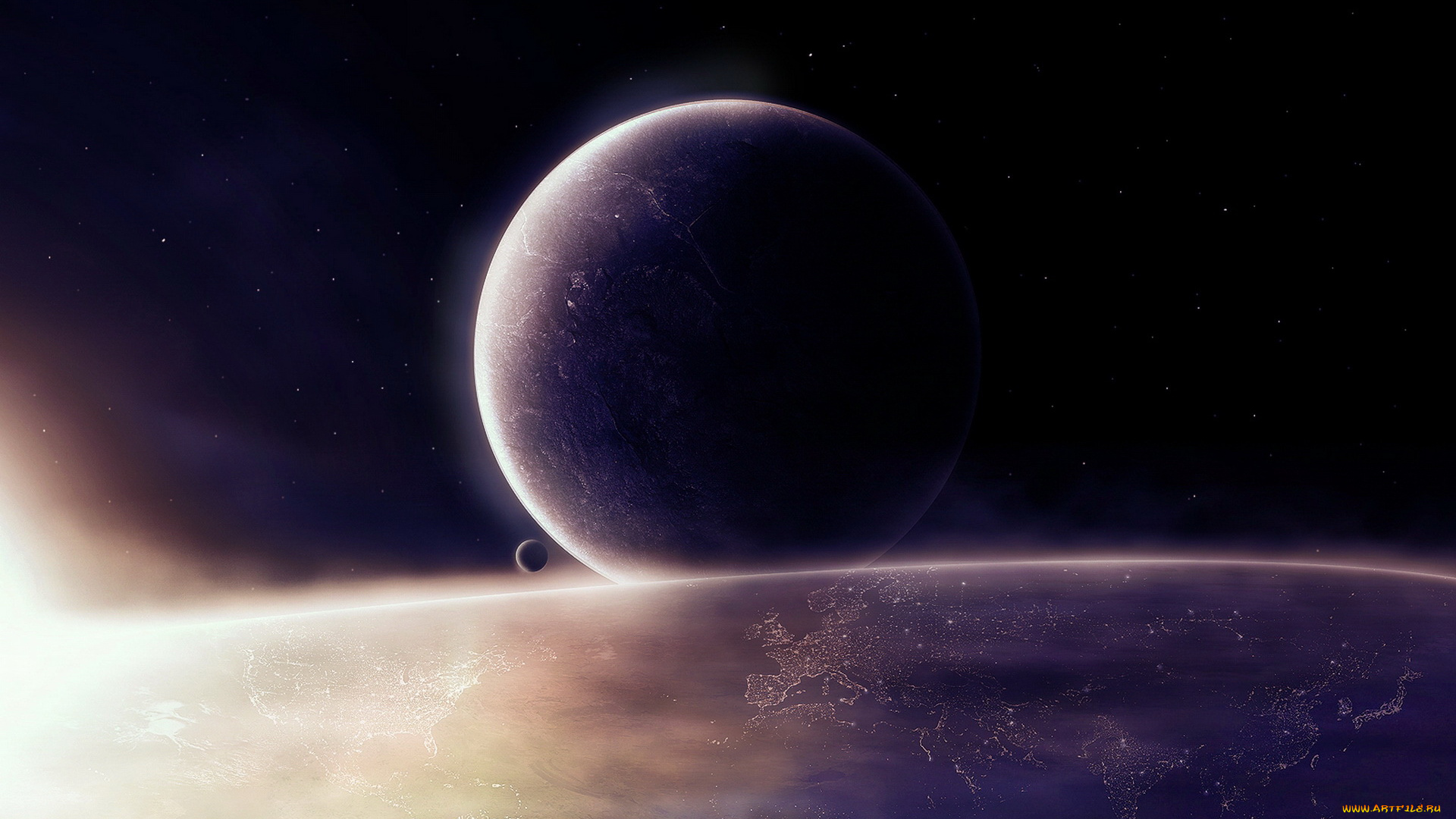 космос, арт, планеты