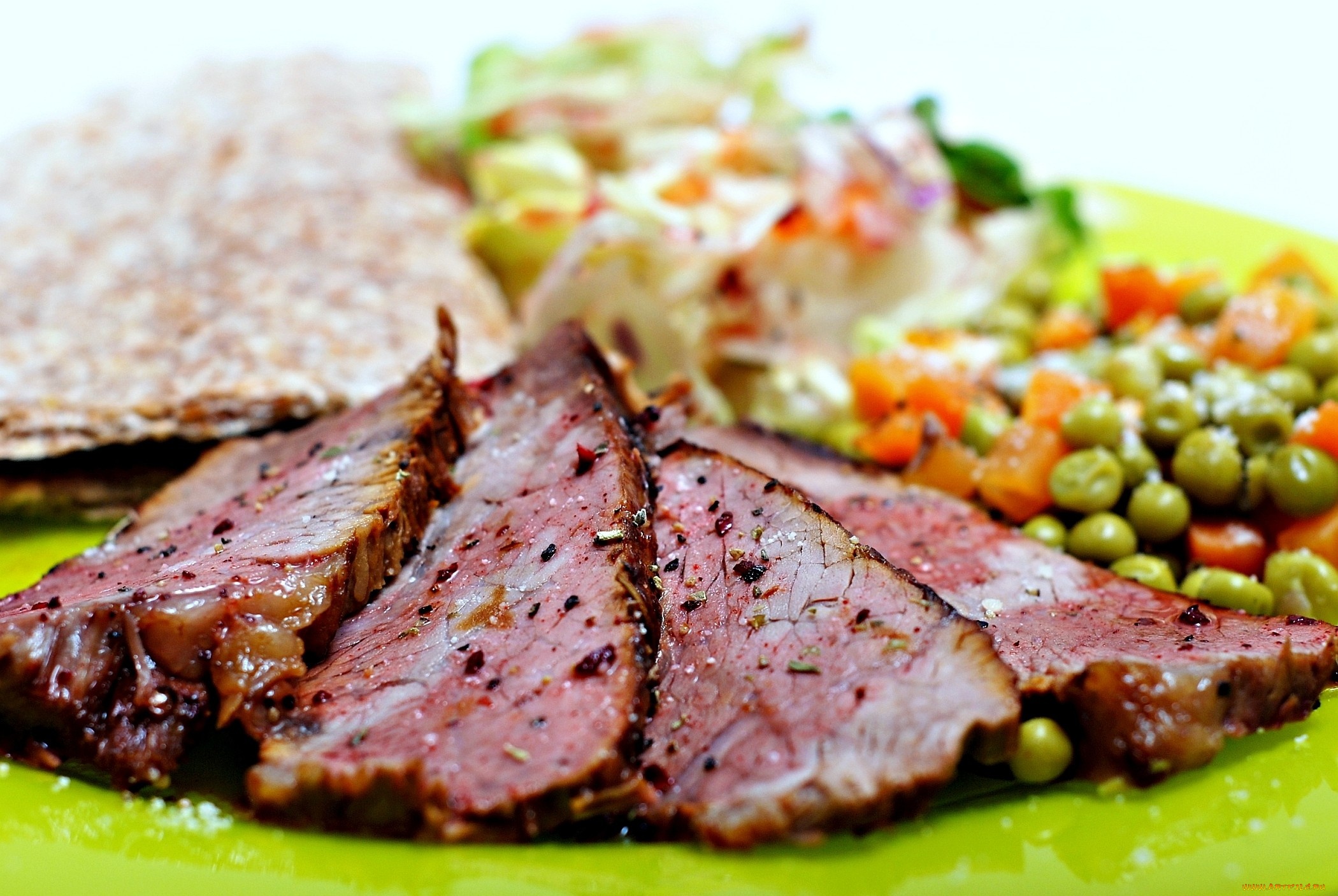 еда, мясные, блюда, ветчина, специи, гарнир