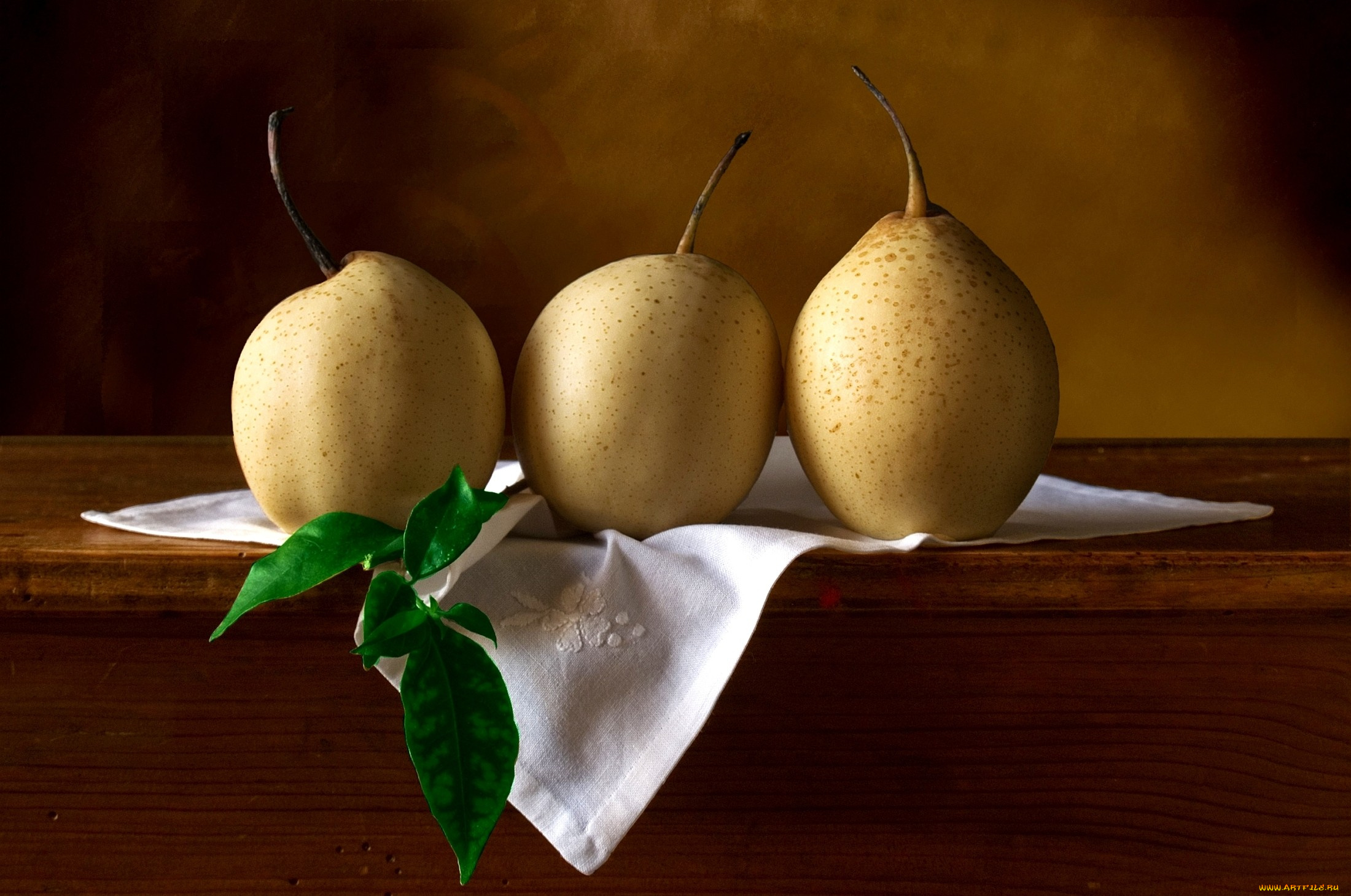 еда, груши, желтый, салфетка