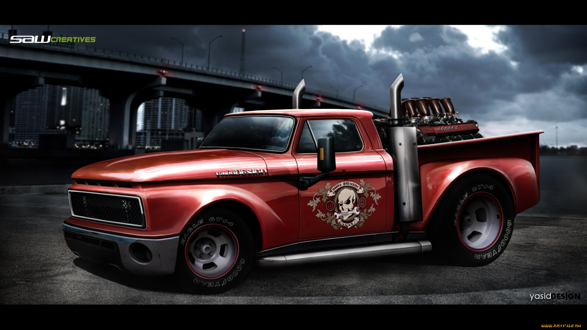 автомобили, виртуальный, тюнинг, ford