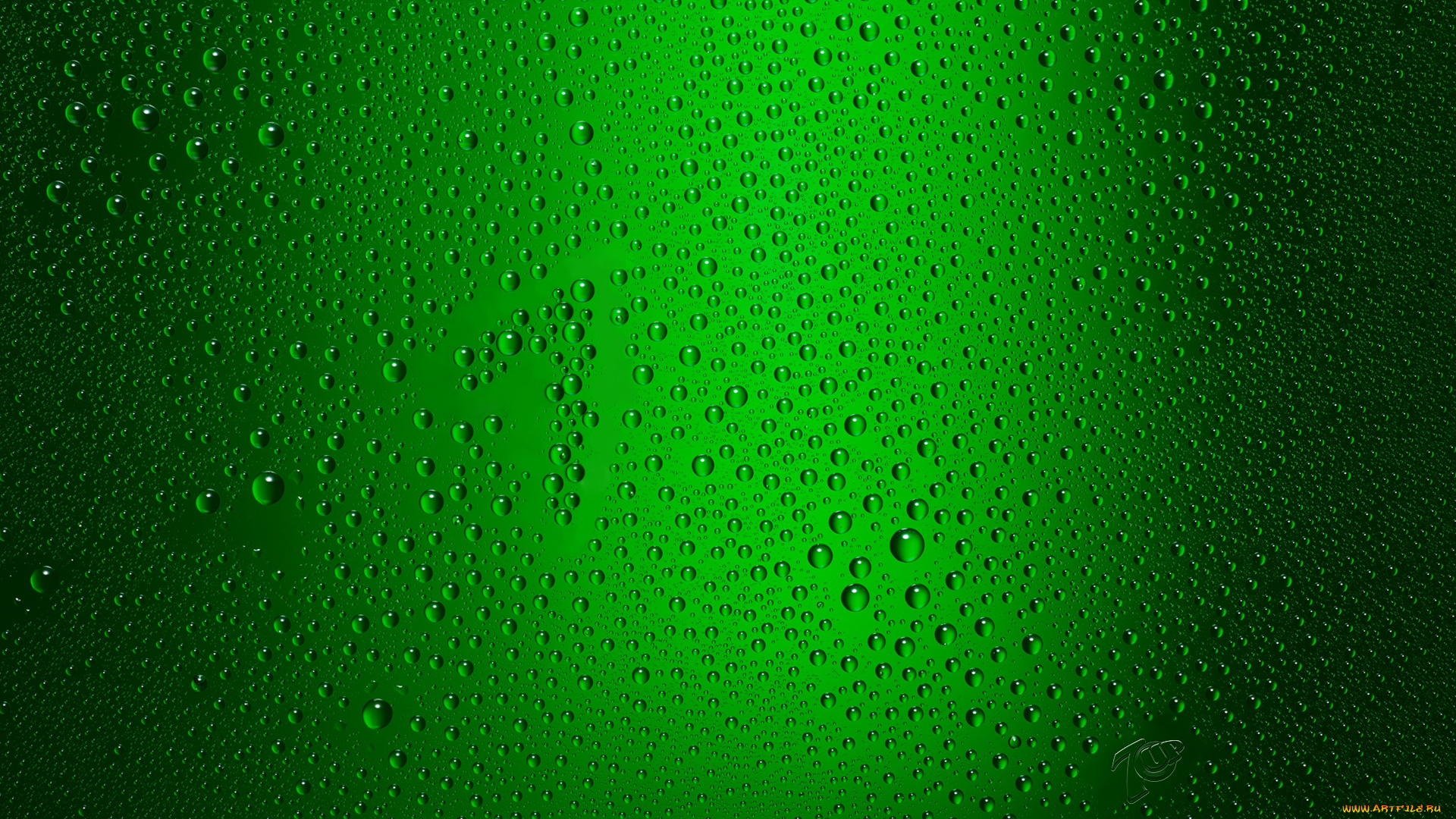 бренды, 7up, зеленый, капли