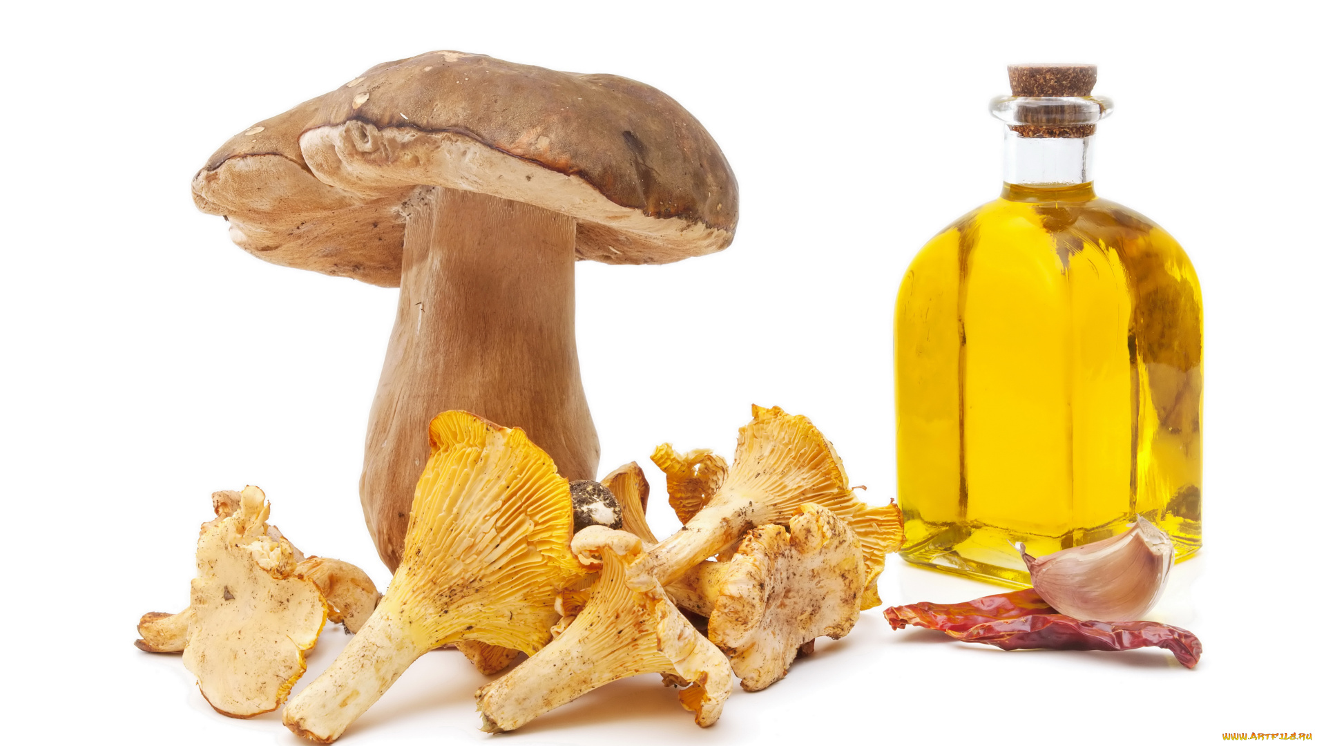 еда, грибы, грибные, блюда, масло