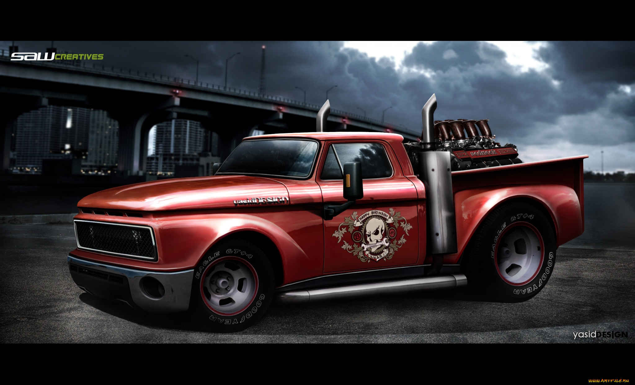 автомобили, виртуальный, тюнинг, ford