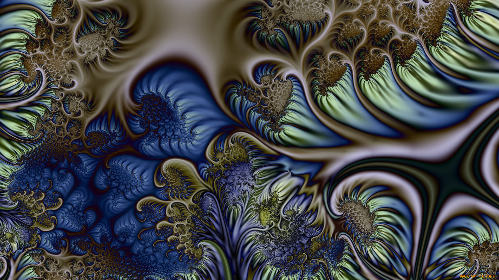 3д, графика, fractal, , фракталы, узор, цвета, фон