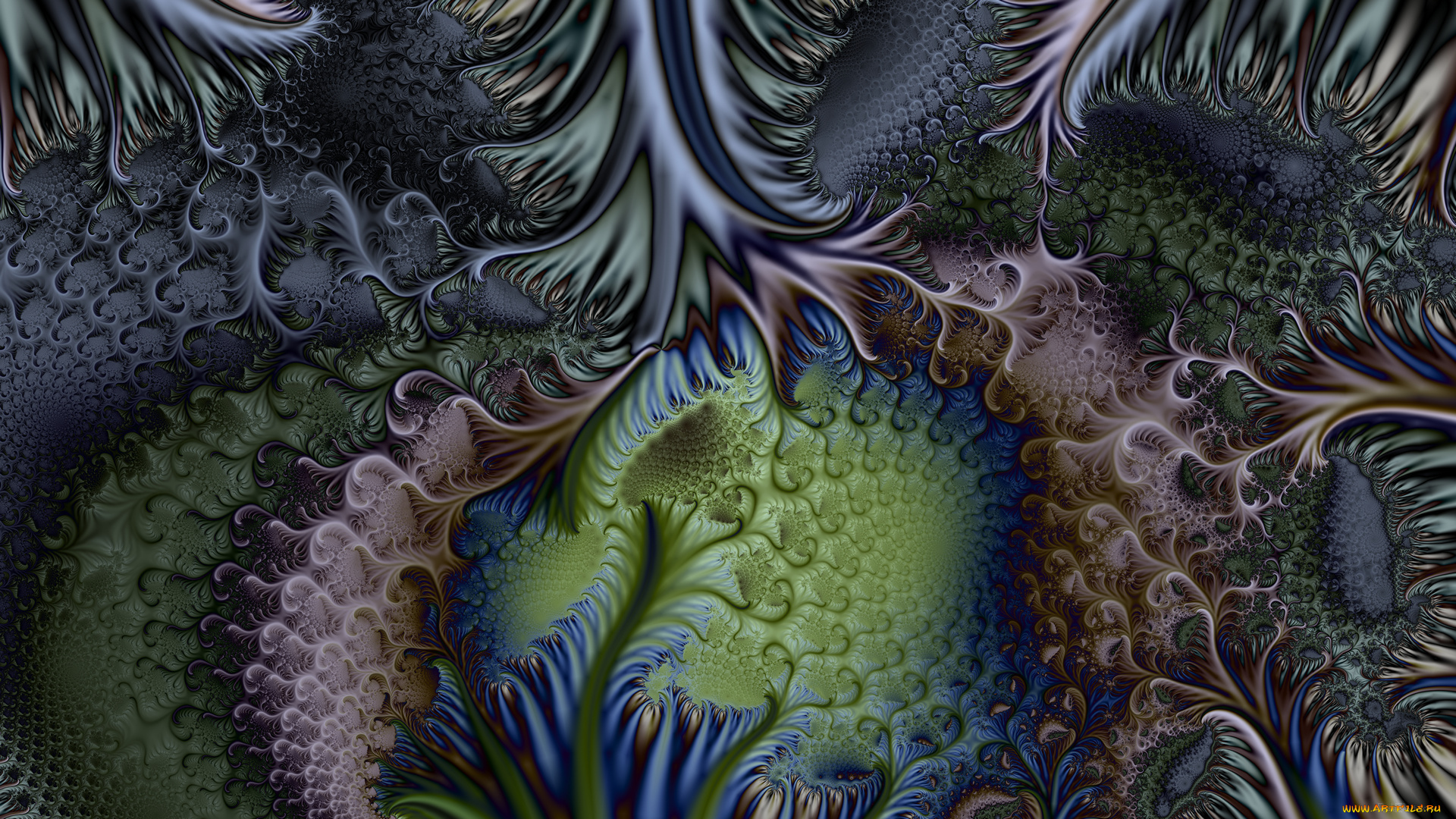 3д, графика, fractal, , фракталы, узор, цвета, фон