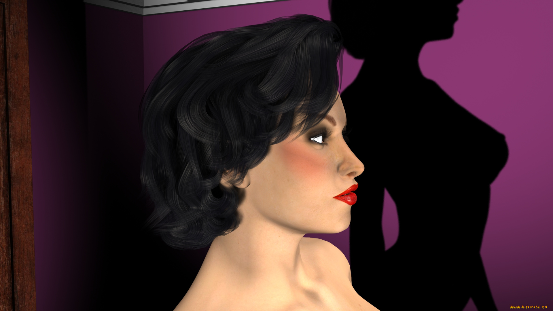 3д, графика, portraits, , портрет, девушка