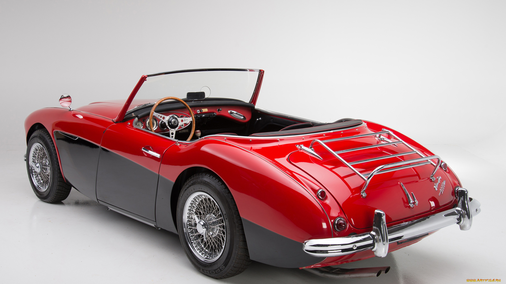 автомобили, austin, austin-healy, healey, 3000, красный