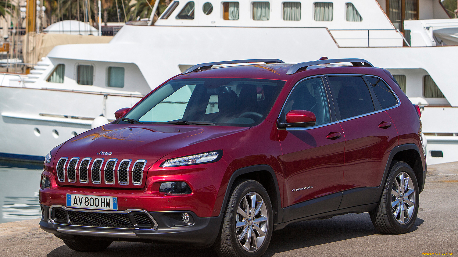 автомобили, jeep, красный, eu-spec, trailhawk, cherokee