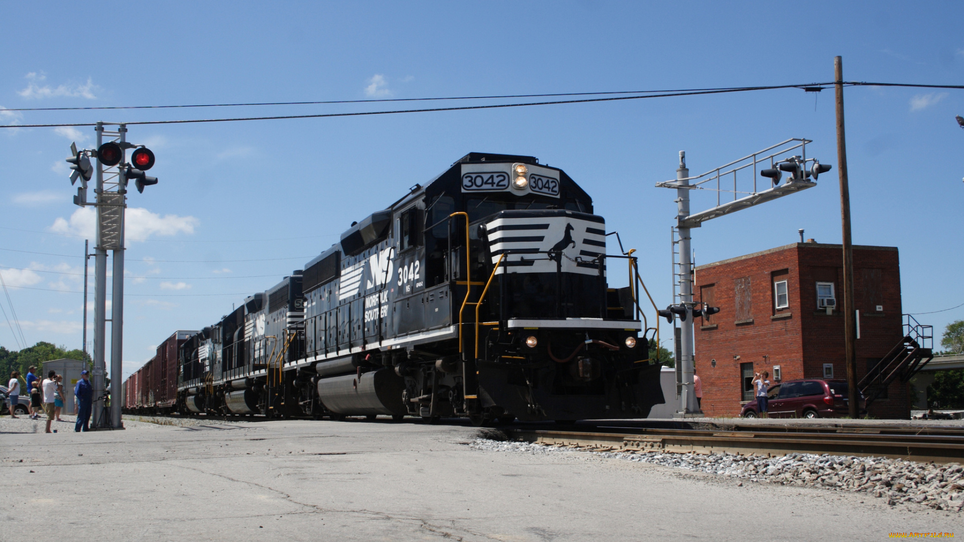 техника, поезда, локомотив, рельсы