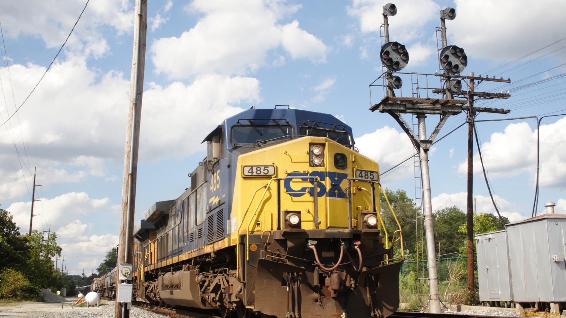 техника, поезда, рельсы, локомотив