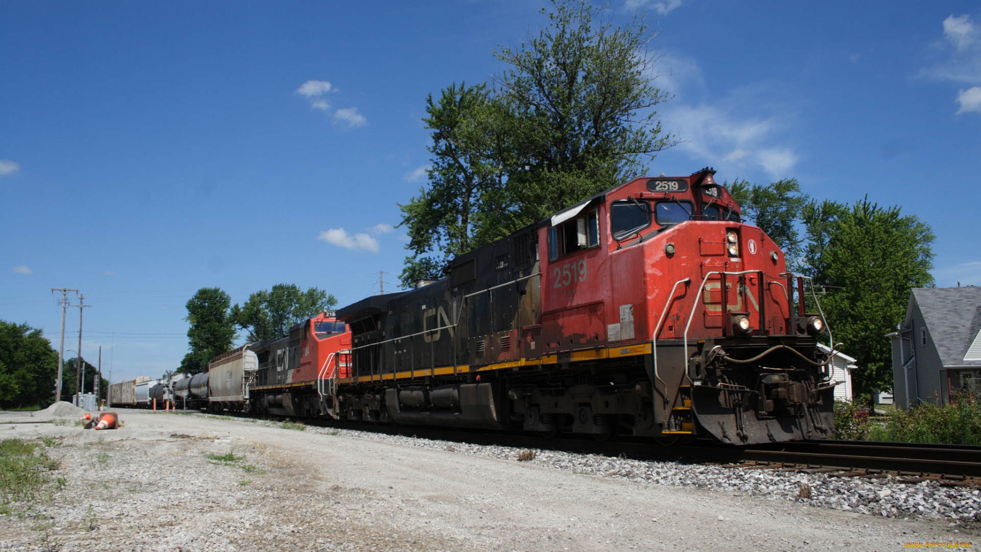 техника, поезда, рельсы, локомотив