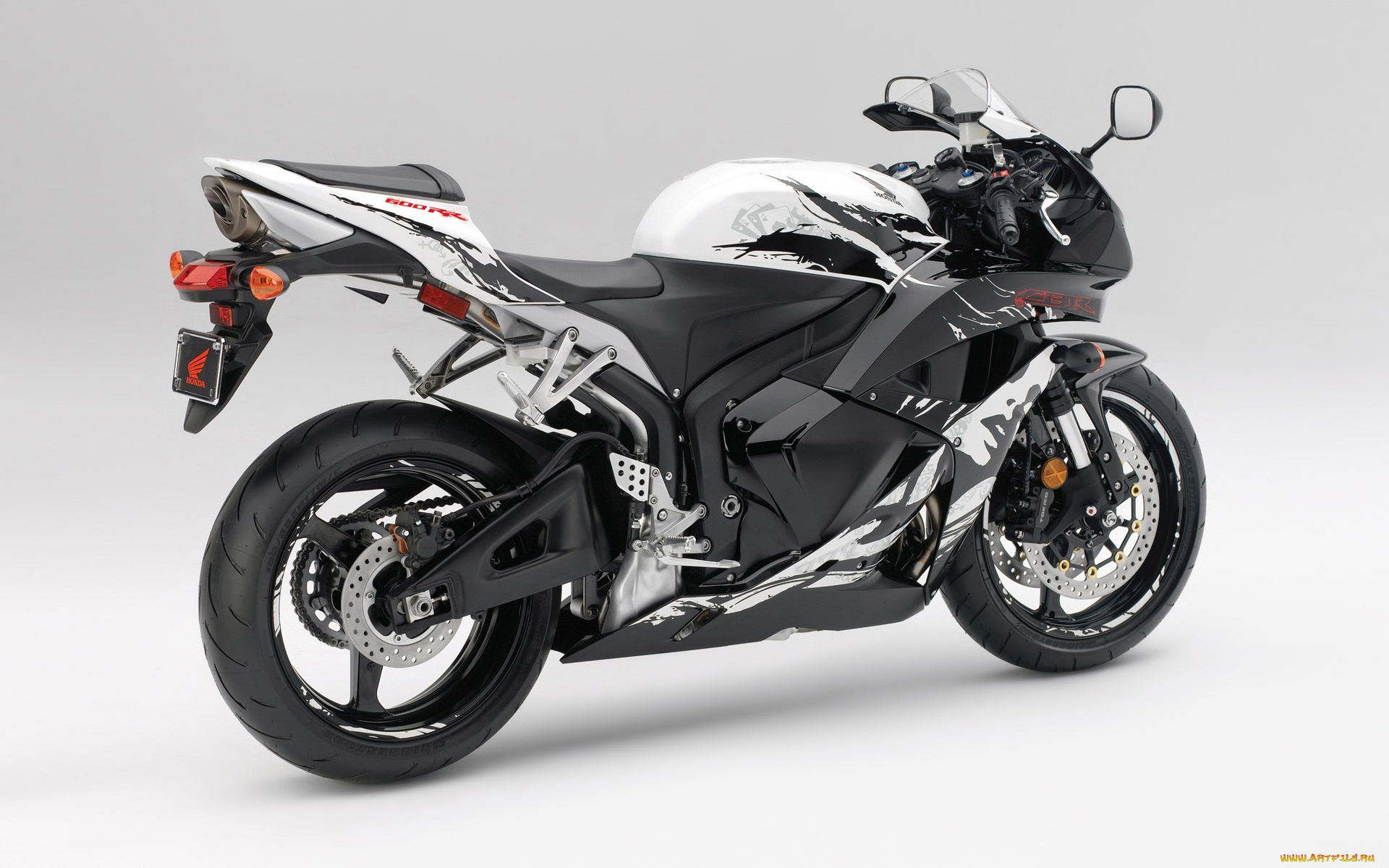 мотоциклы, honda, темный, 2011г, cbr600rr