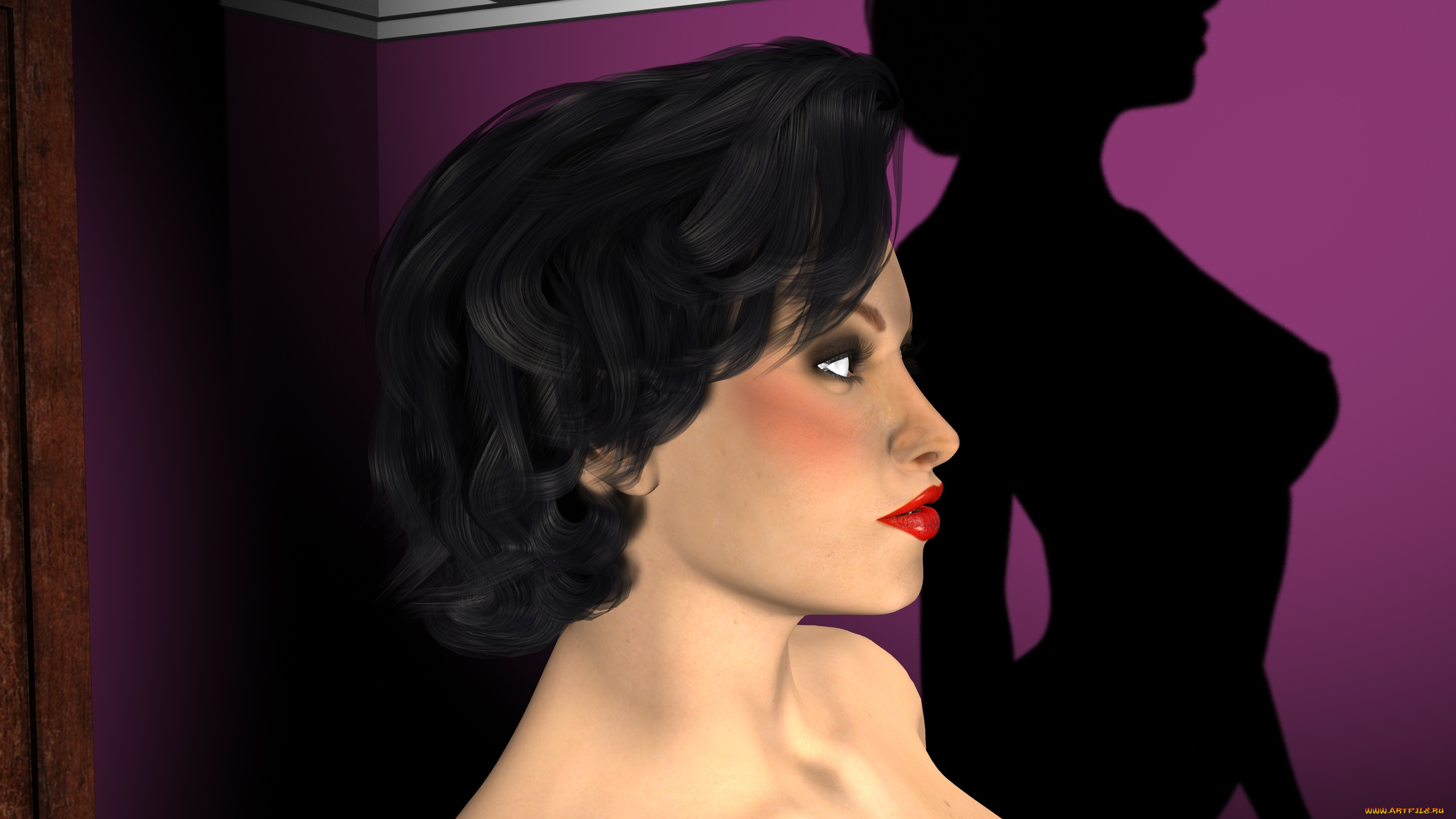 3д, графика, portraits, , портрет, девушка