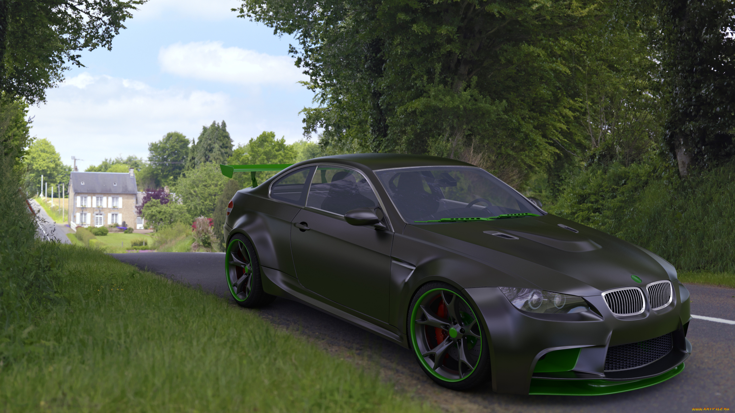 автомобили, 3д, bmw, m3