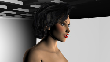 обоя 3д графика, portraits , портрет, девушка