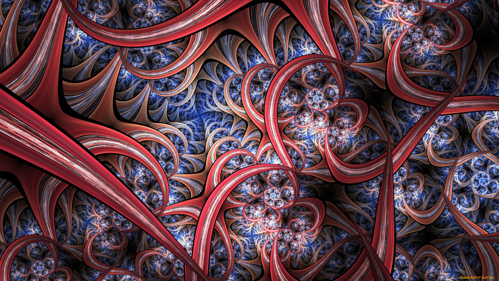 3д, графика, фракталы, , fractal, цвета, фон, узор