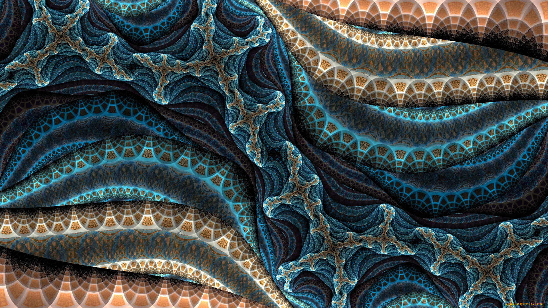 3д, графика, фракталы, , fractal, узор, фон, цвета