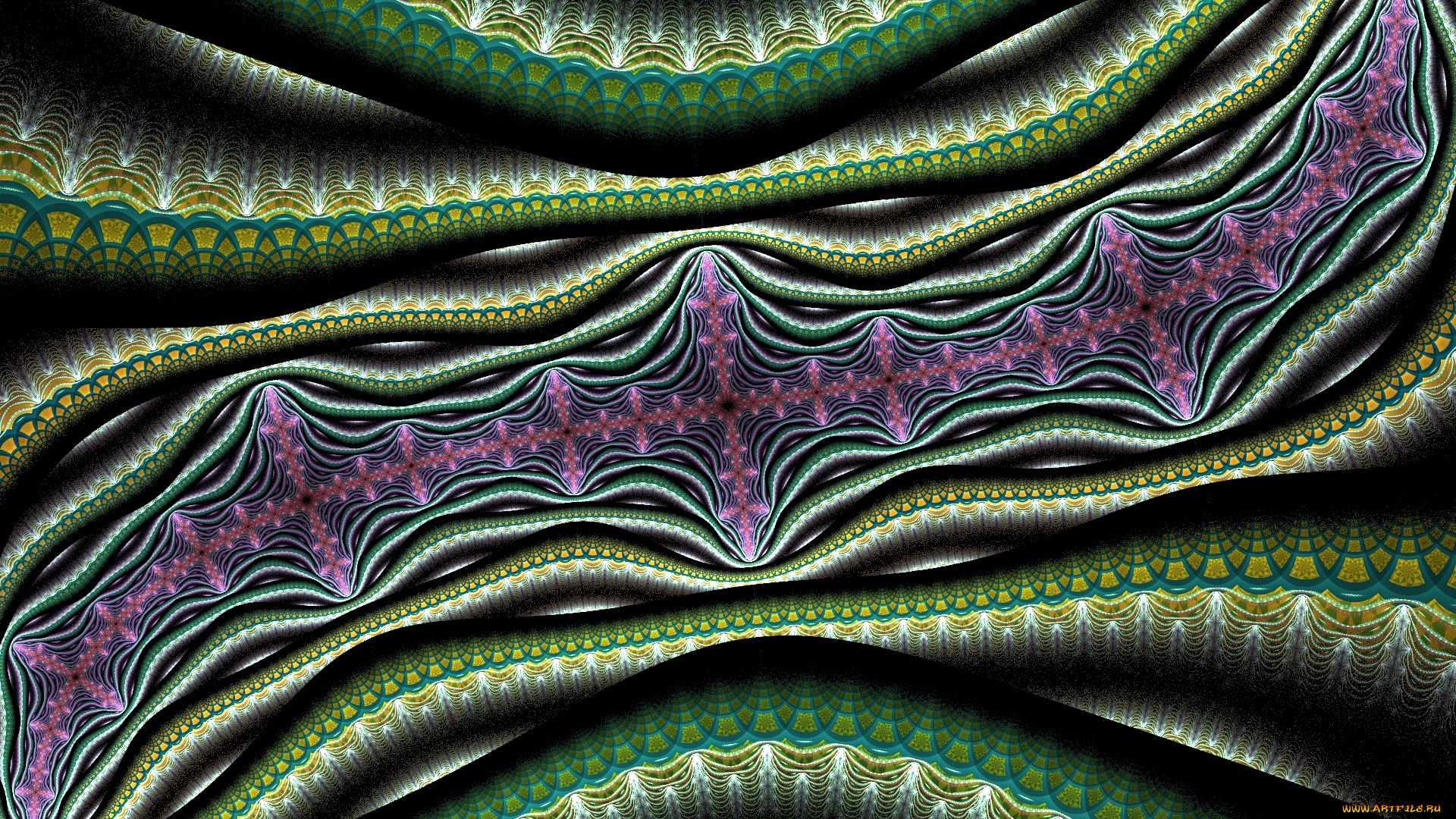 3д, графика, фракталы, , fractal, узор, фон, цвета