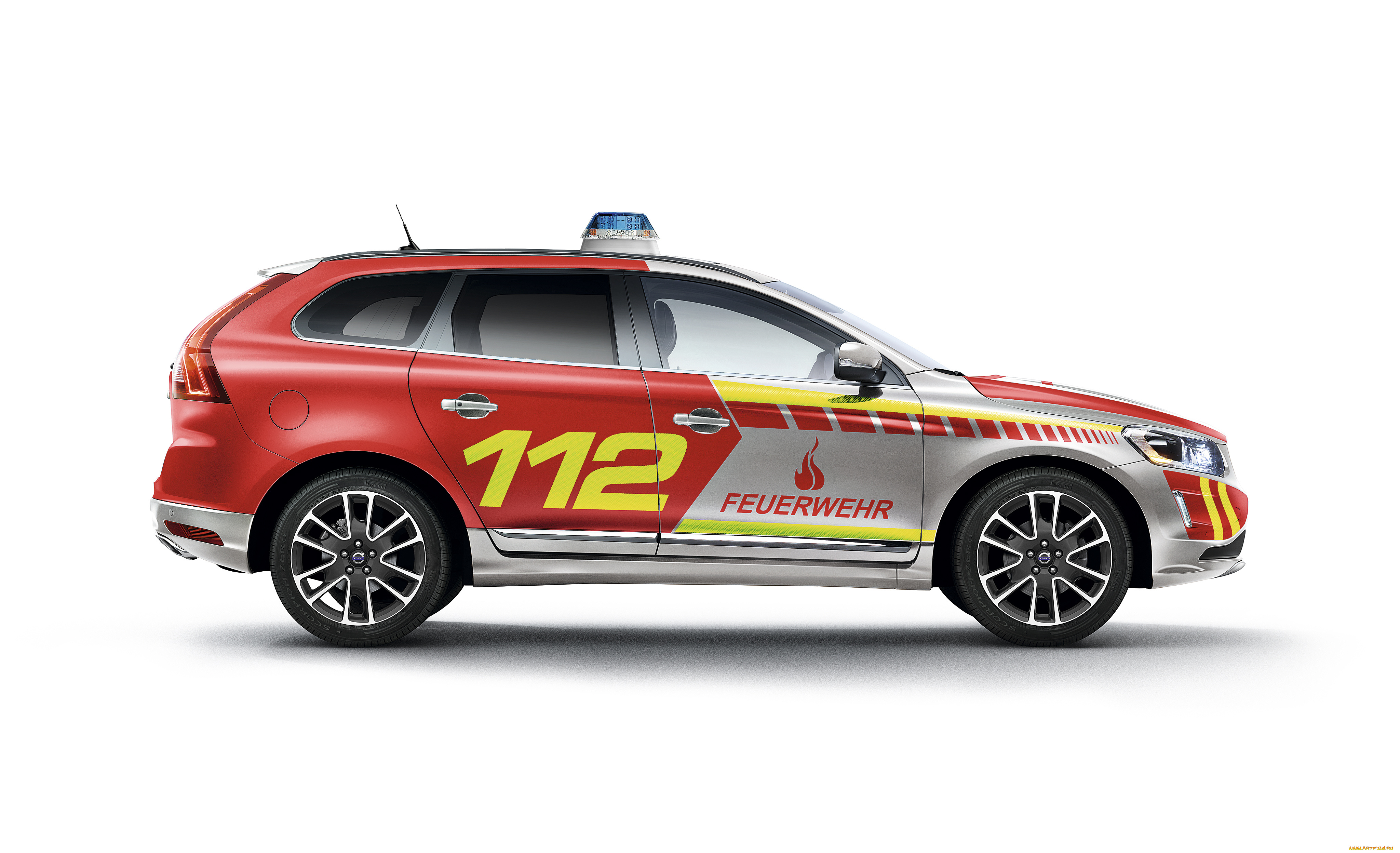 автомобили, volvo, feuerwehr, xc60, 2014г