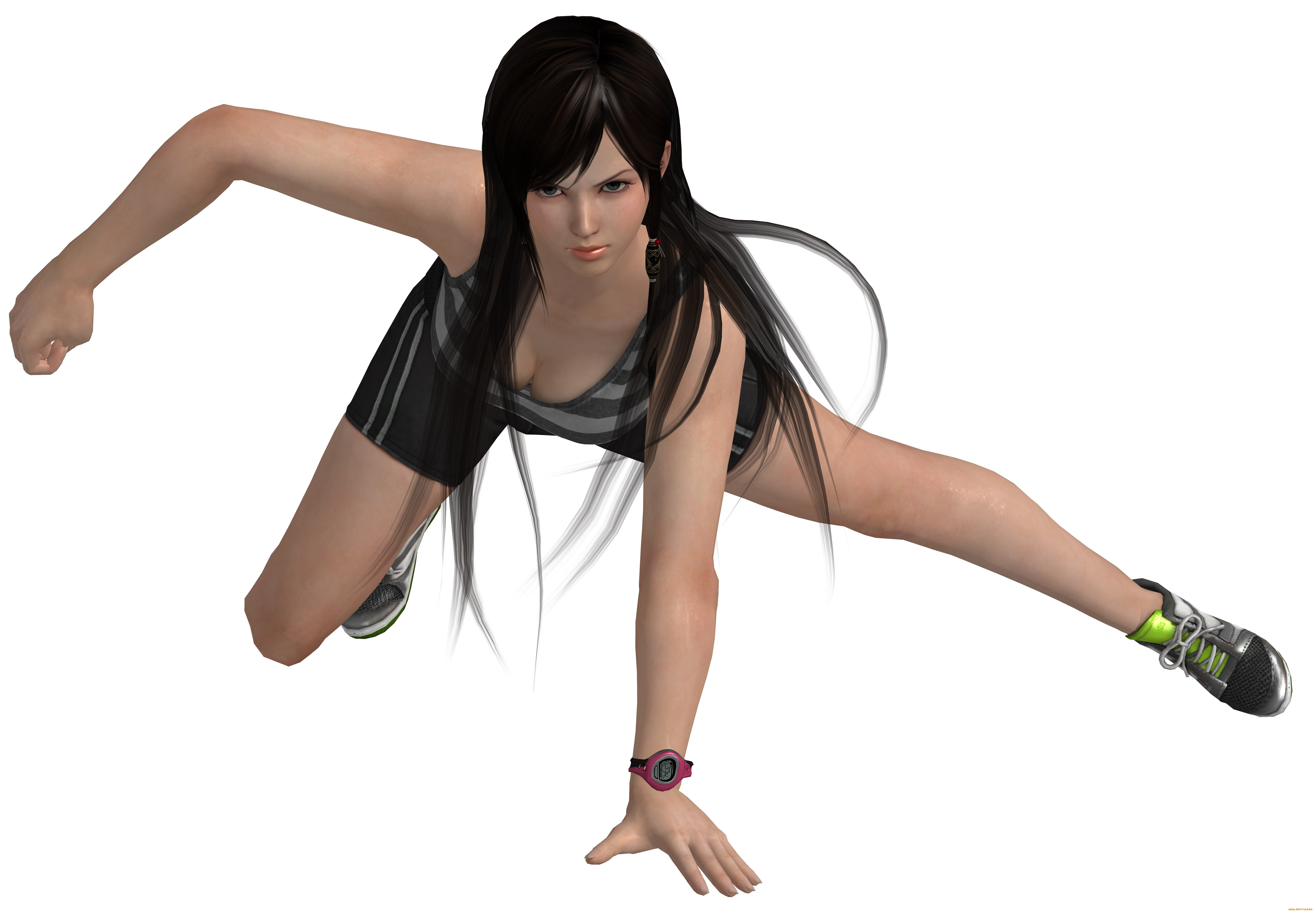 3д, графика, люди, , people, девушка, взгляд, фон, поза