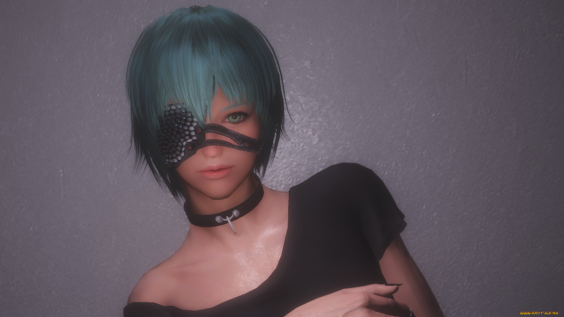 3д, графика, фантазия, , fantasy, фон, взгляд, девушка