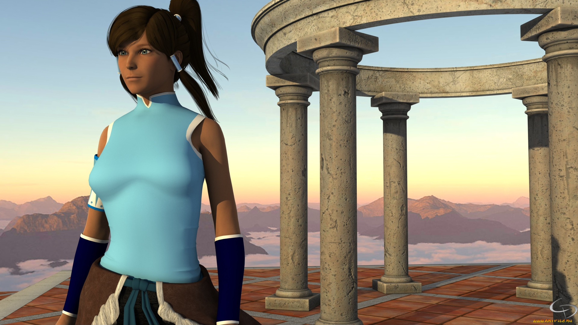 3д, графика, люди, , people, девушка, фон, взгляд