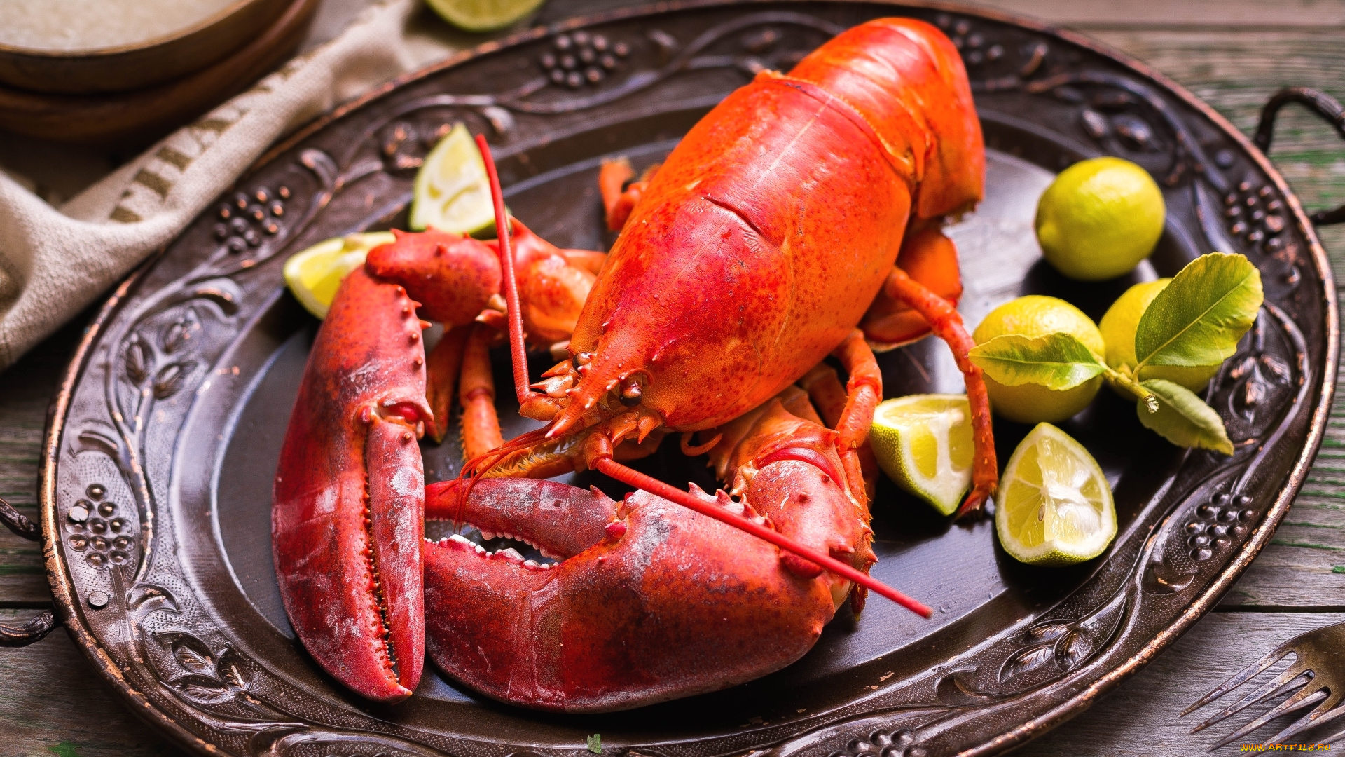 еда, рыба, , морепродукты, , суши, , роллы, омар, лимон, рак