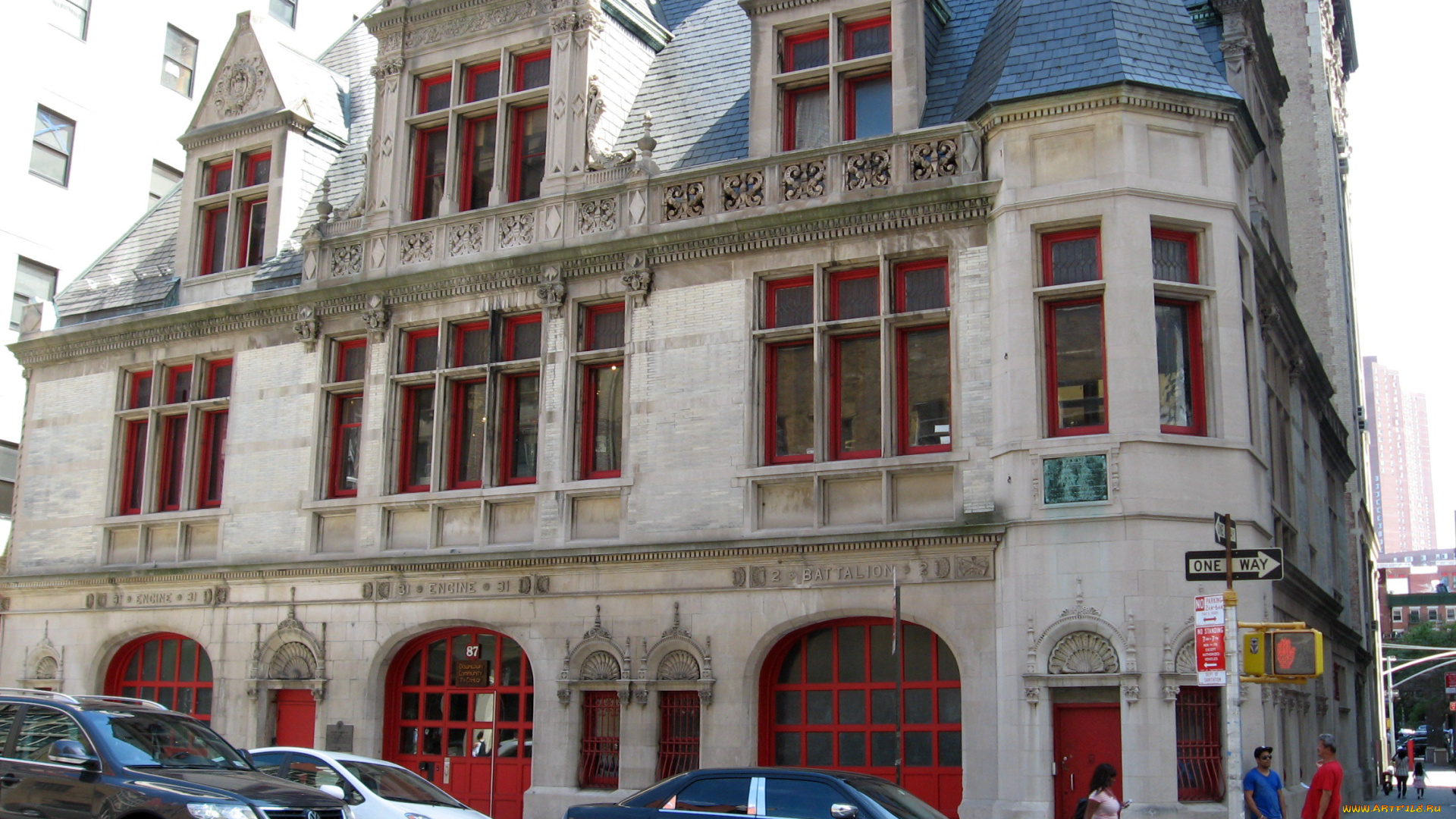 города, нью-йорк, , сша, дом, башенки