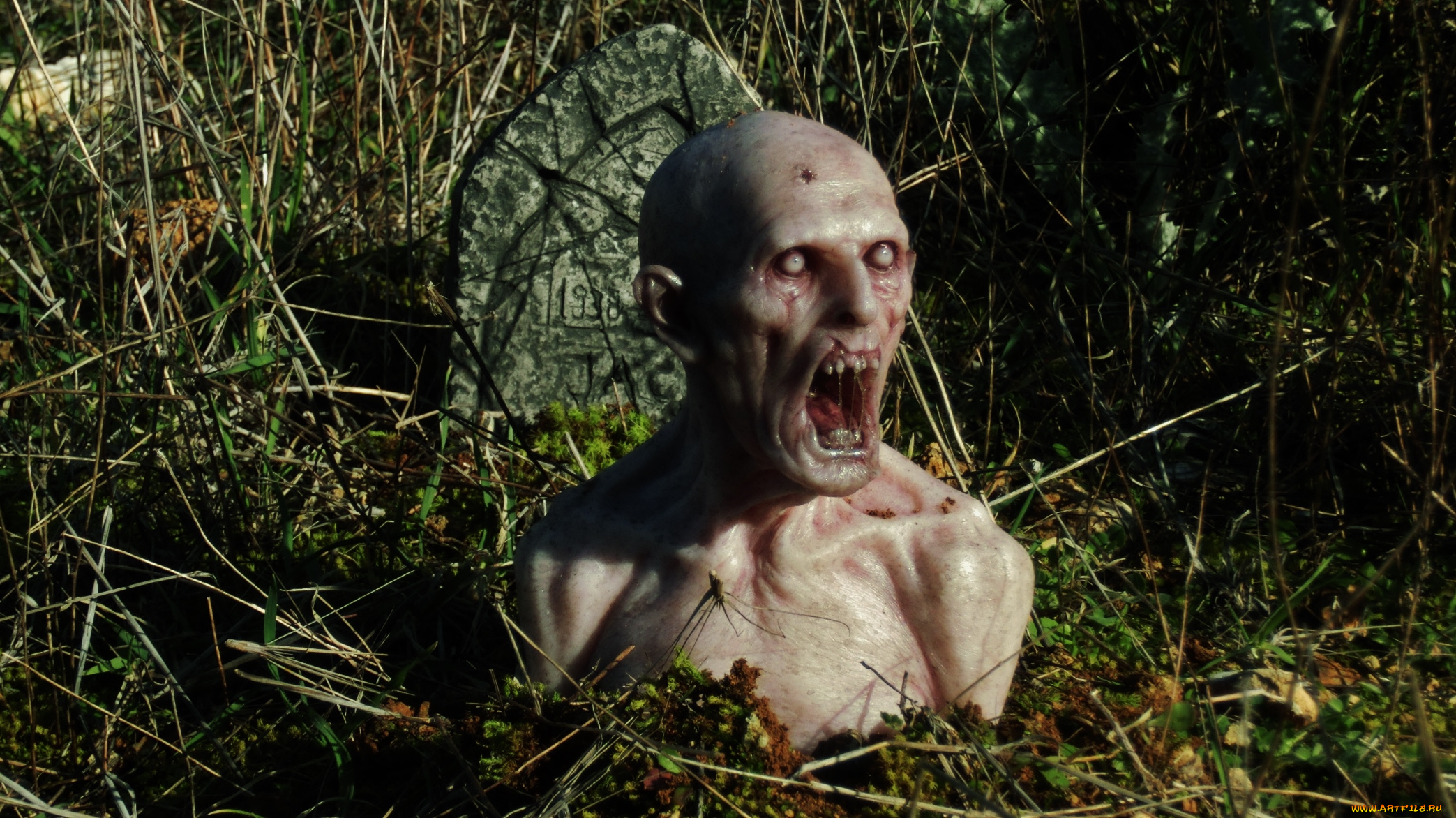 фэнтези, фотоарт, могила