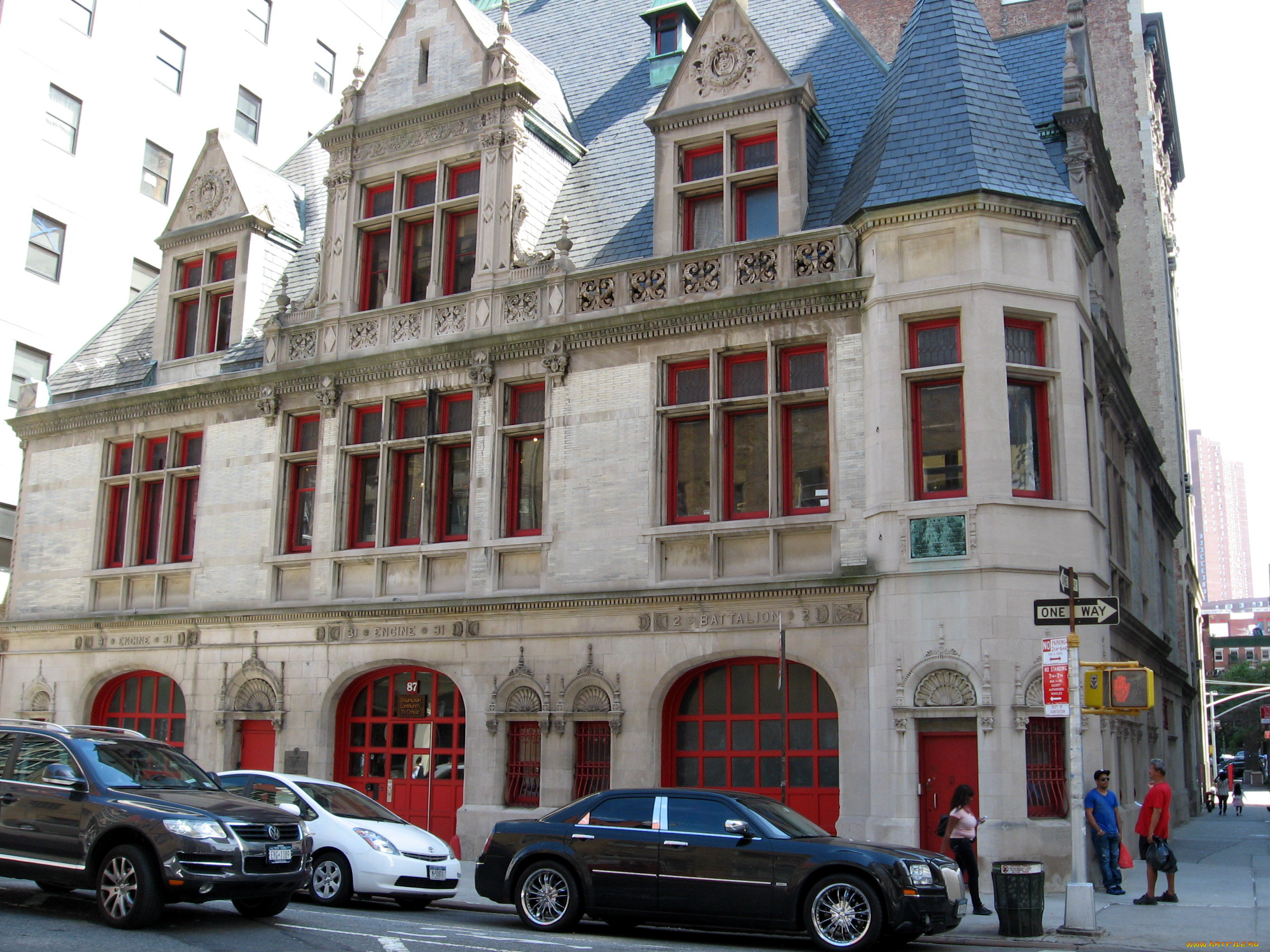 города, нью-йорк, , сша, дом, башенки