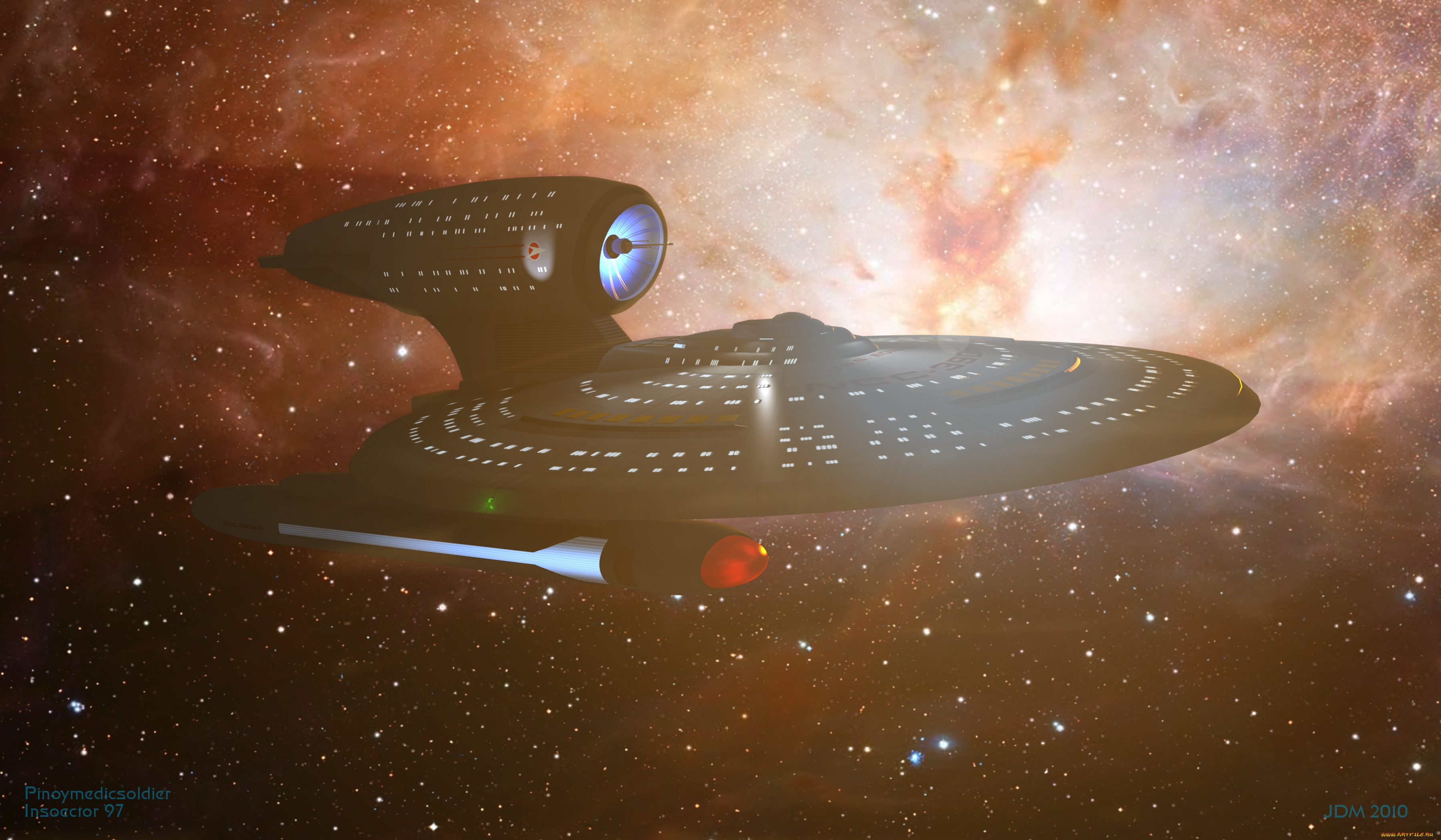 космос, арт, космический, корабль, полет, вселенная, планета