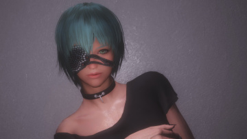 обоя 3д графика, фантазия , fantasy, фон, взгляд, девушка