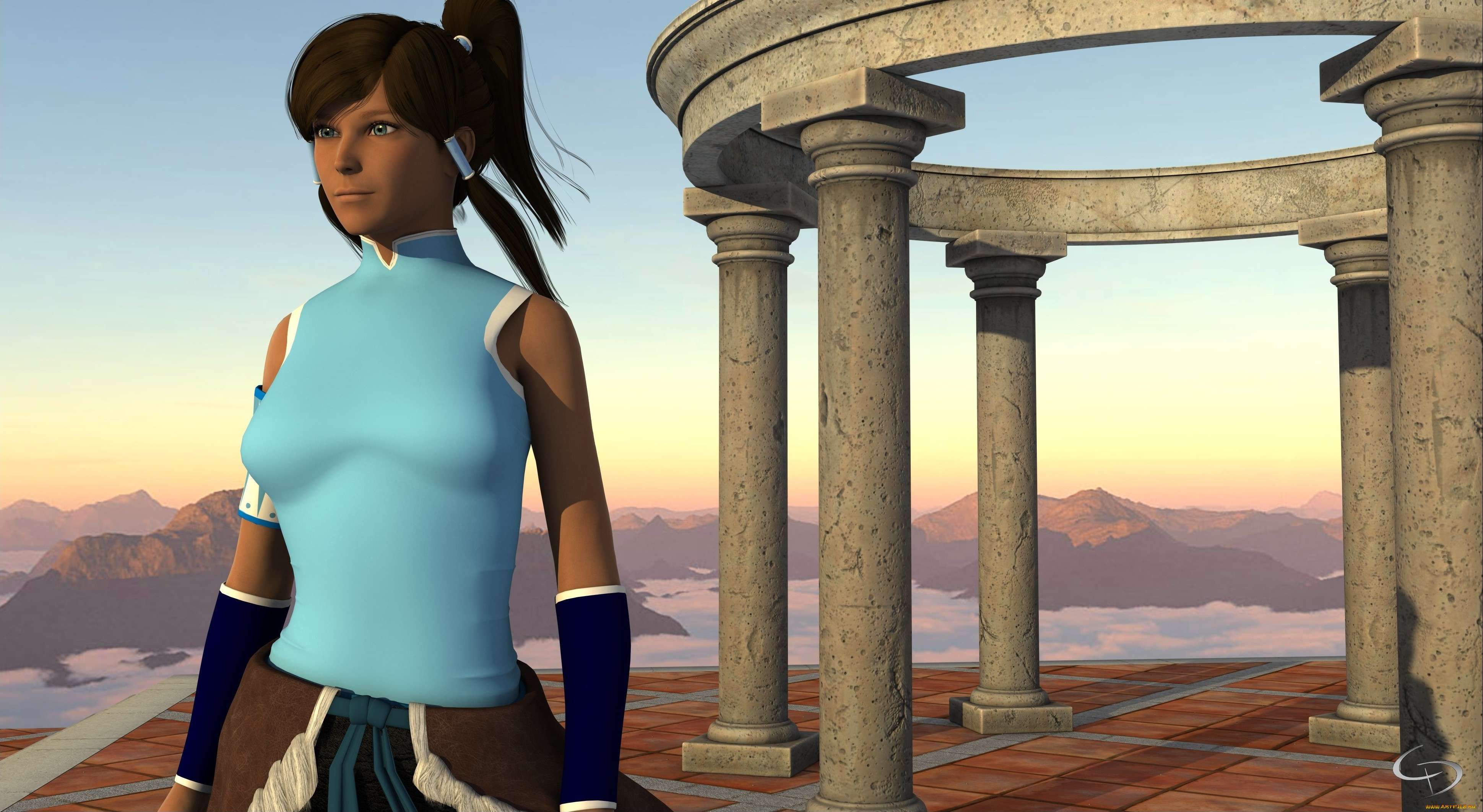 3д, графика, люди, , people, девушка, фон, взгляд