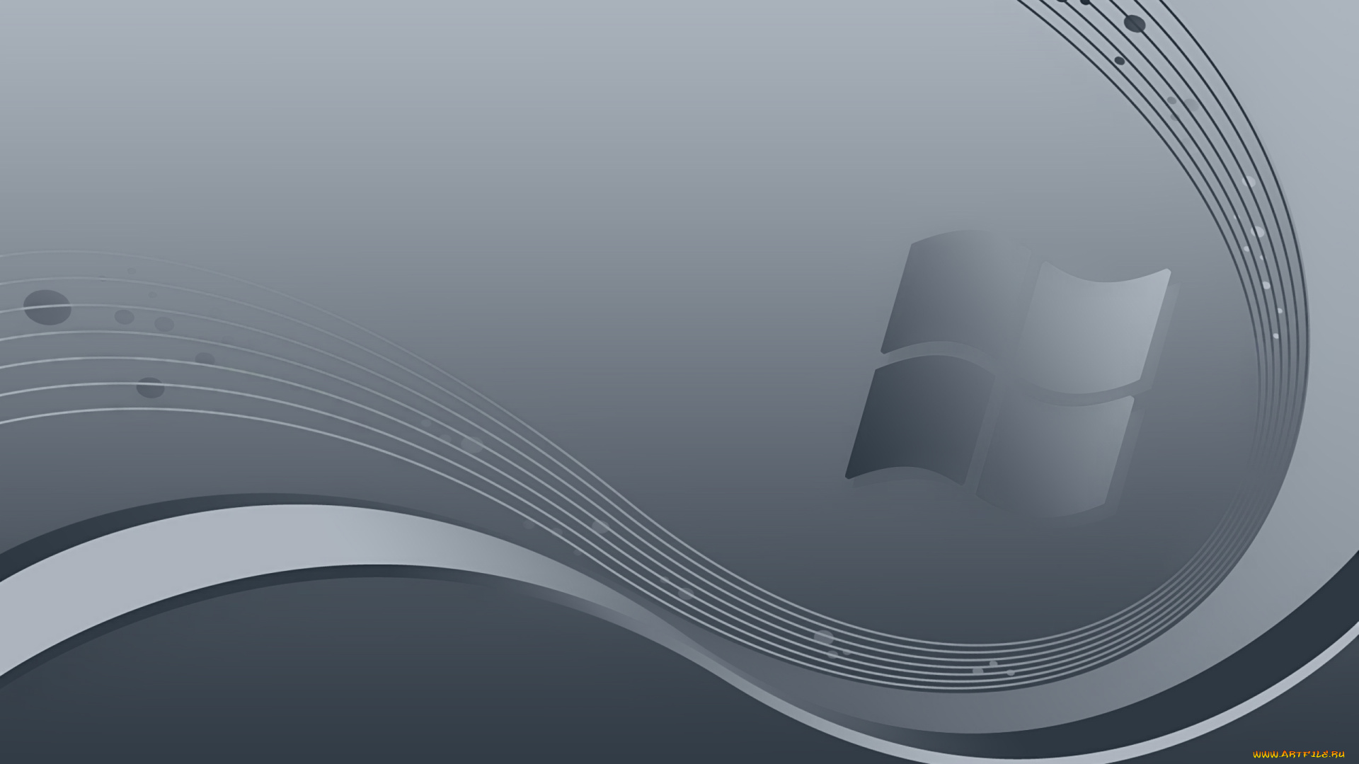 компьютеры, windows, 7, , vienna, логотип, фон