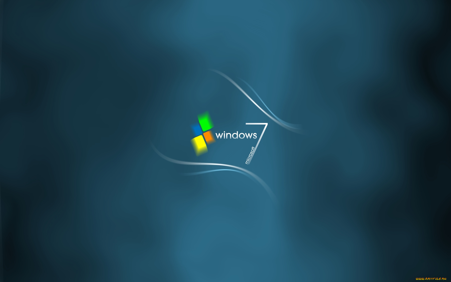 компьютеры, windows, 7, , vienna, фон, логотип