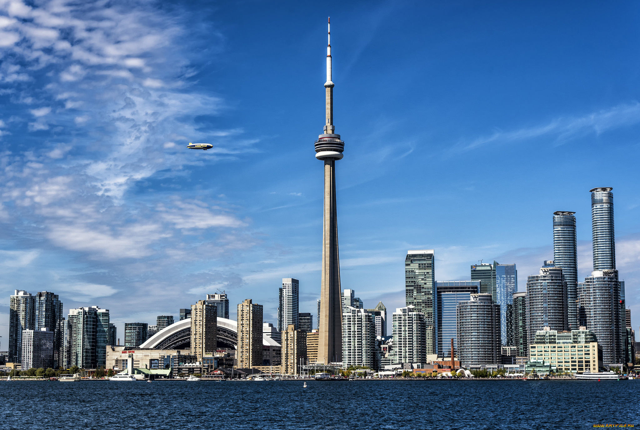 toronto, downtown, города, торонто, , канада, башня