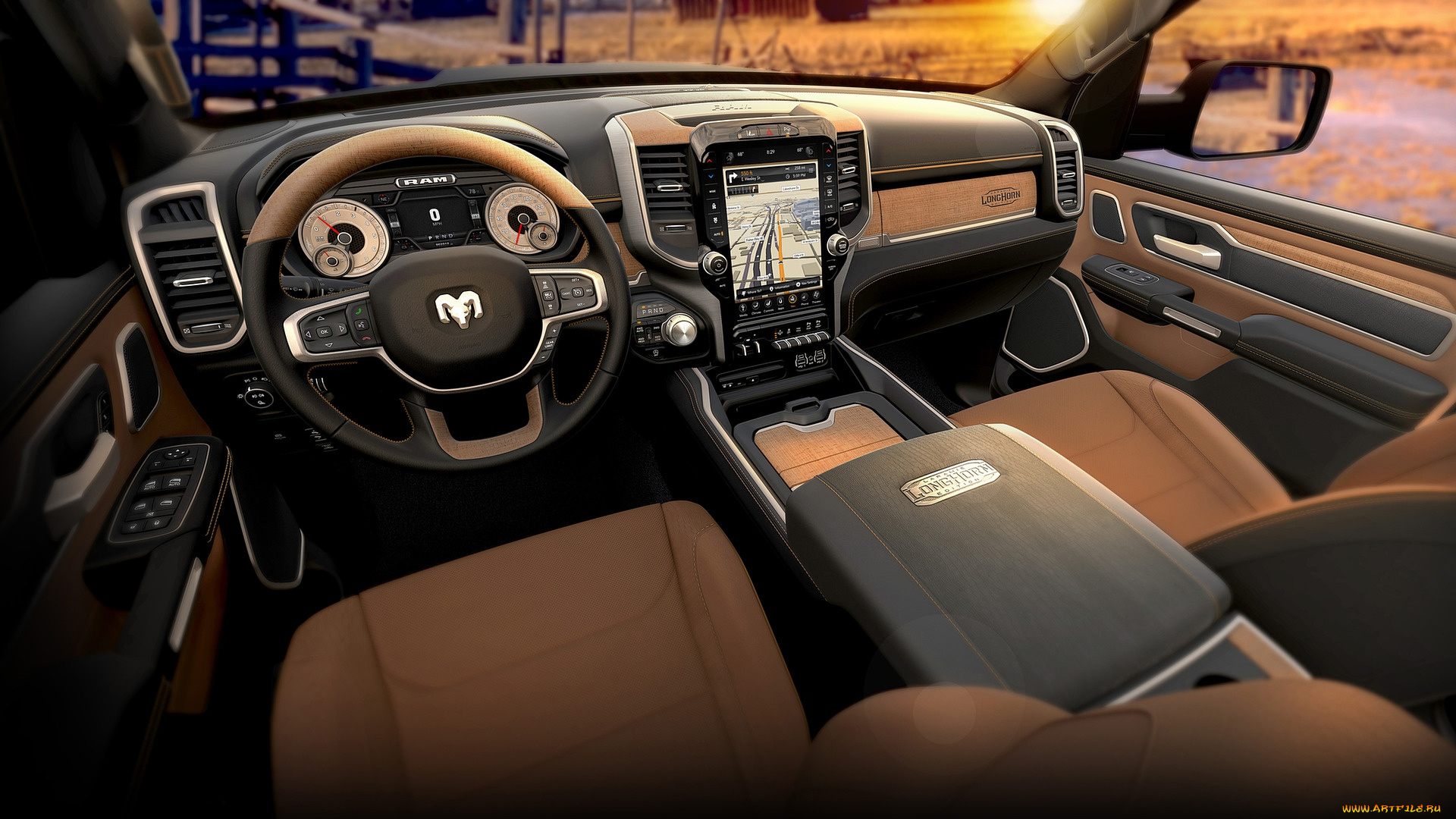 2019, ram, 1500, laramie, longhorn, edition, автомобили, интерьеры, laramie, longhorn, edition, салон, интерьер, додж, ram, 1500, 2019, dodge